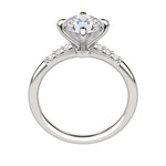 Load image into Gallery viewer, RHOS ROUND CUT MOISSANITE ENGAGEMENT RING