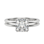 Load image into Gallery viewer, ROMA CUSHION CUT MOISSANITE ENGAGEMENT RING