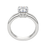 Load image into Gallery viewer, ROMA OVAL CUT MOISSANITE ENGAGEMENT RING