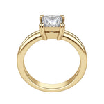 Load image into Gallery viewer, ROMA PRINCESS CUT MOISSANITE ENGAGEMENT RING