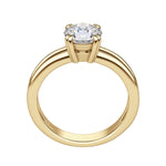 Load image into Gallery viewer, ROMA ROUND CUT MOISSANITE ENGAGEMENT RING