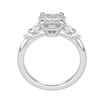 Load image into Gallery viewer, SERA ASSCHER CUT MOISSANITE ENGAGEMENT RING