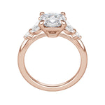 Load image into Gallery viewer, SERA CUSHION CUT MOISSANITE ENGAGEMENT RING