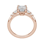 Load image into Gallery viewer, SERA EMERALD CUT MOISSANITE ENGAGEMENT RING