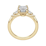 Load image into Gallery viewer, SERA EMERALD CUT MOISSANITE ENGAGEMENT RING