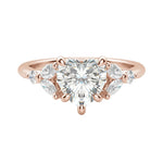 Load image into Gallery viewer, SERA HEART CUT MOISSANITE ENGAGEMENT RING