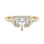 Load image into Gallery viewer, SERA HEART CUT MOISSANITE ENGAGEMENT RING