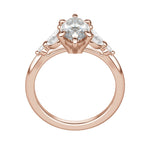 Load image into Gallery viewer, SERA MARQUISE CUT MOISSANITE ENGAGEMENT RING