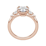 Load image into Gallery viewer, SERA OVAL CUT MOISSANITE ENGAGEMENT RING