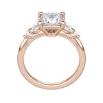 Load image into Gallery viewer, SERA PRINCESS CUT MOISSANITE ENGAGEMENT RING