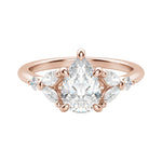 Load image into Gallery viewer, SERA PEAR CUT MOISSANITE ENGAGEMENT RING