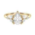 Load image into Gallery viewer, SERA PEAR CUT MOISSANITE ENGAGEMENT RING