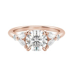 Load image into Gallery viewer, SERA ROUND CUT MOISSANITE ENGAGEMENT RING