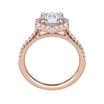 Load image into Gallery viewer, SISE KITE ROUND CUT MOISSANITE ENGAGEMENT RING