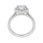 Load image into Gallery viewer, SISE KITE ROUND CUT MOISSANITE ENGAGEMENT RING