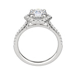 Load image into Gallery viewer, SISE ROUND CUT MOISSANITE ENGAGEMENT RING