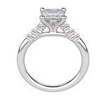 Load image into Gallery viewer, SOMA ASSCHER CUT MOISSANITE ENGAGEMENT RING