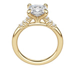 Load image into Gallery viewer, SOMA CUSHION CUT MOISSANITE ENGAGEMENT RING
