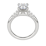 Load image into Gallery viewer, SOMA OVAL CUT MOISSANITE ENGAGEMENT RING
