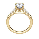 Load image into Gallery viewer, SOMA OVAL CUT MOISSANITE ENGAGEMENT RING