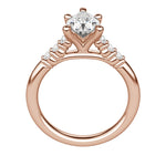 Load image into Gallery viewer, SOMA PEAR CUT MOISSANITE ENGAGEMENT RING
