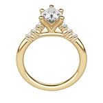 Load image into Gallery viewer, SOMA PEAR CUT MOISSANITE ENGAGEMENT RING