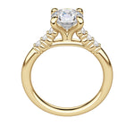Load image into Gallery viewer, SOMA ROUND CUT MOISSANITE ENGAGEMENT RING