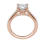 Load image into Gallery viewer, SONE ROUND CUT MOISSANITE ENGAGEMENT RING