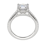 Load image into Gallery viewer, SONE ROUND CUT MOISSANITE ENGAGEMENT RING