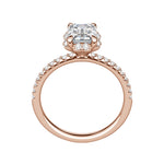 Load image into Gallery viewer, SORA EMERALD CUT MOISSANITE ENGAGEMENT RING