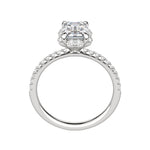 Load image into Gallery viewer, SORA EMERALD CUT MOISSANITE ENGAGEMENT RING
