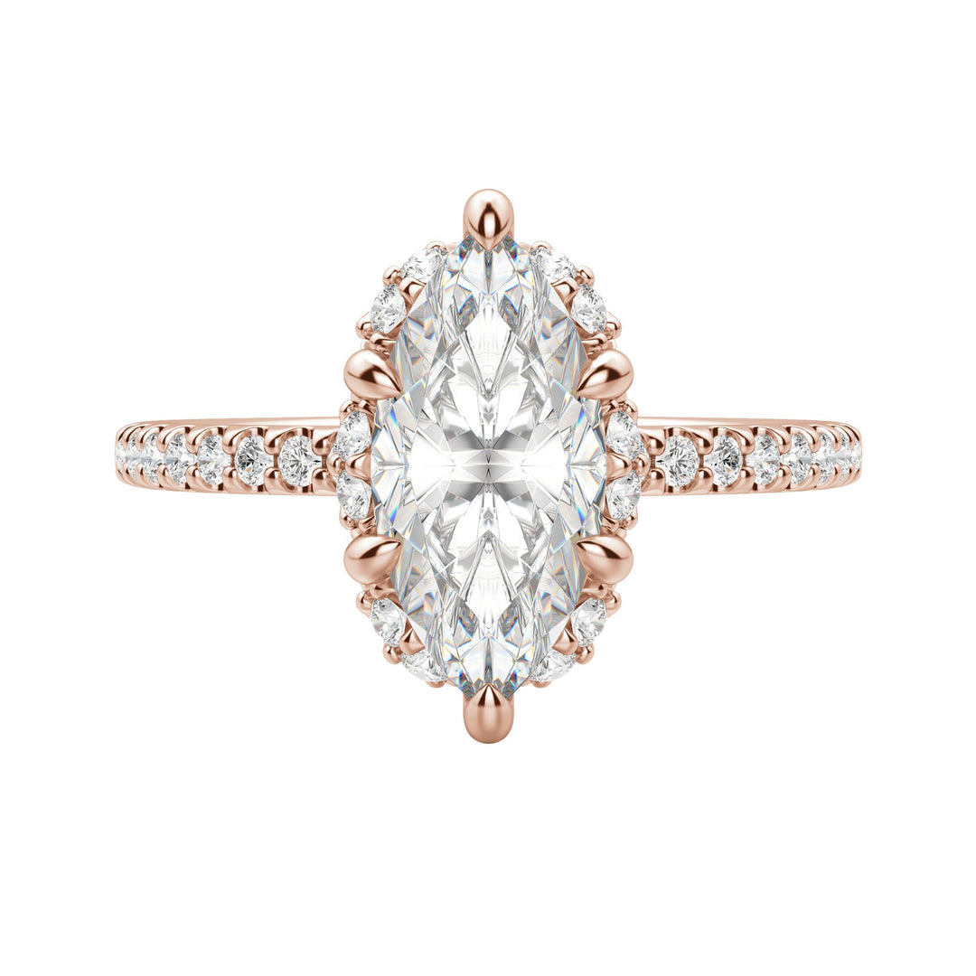SORA MARQUISE CUT MOISSANITE ENGAGEMENT RING