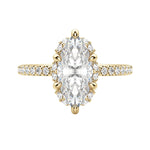 Load image into Gallery viewer, SORA MARQUISE CUT MOISSANITE ENGAGEMENT RING
