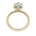 Load image into Gallery viewer, SORA MARQUISE CUT MOISSANITE ENGAGEMENT RING