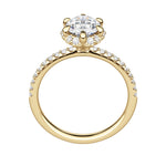 Load image into Gallery viewer, SORA OVAL CUT MOISSANITE ENGAGEMENT RING