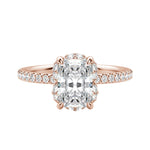 Load image into Gallery viewer, SORA RADIANT CUT MOISSANITE ENGAGEMENT RING