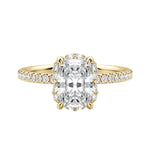 Load image into Gallery viewer, SORA RADIANT CUT MOISSANITE ENGAGEMENT RING