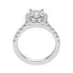 Load image into Gallery viewer, SOUL ACCENTED CUSHION CUT MOISSANITE ENGAGEMENT RING