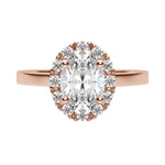 Load image into Gallery viewer, SOUL CLASSIC OVAL CUT MOISSANITE ENGAGEMENT RING