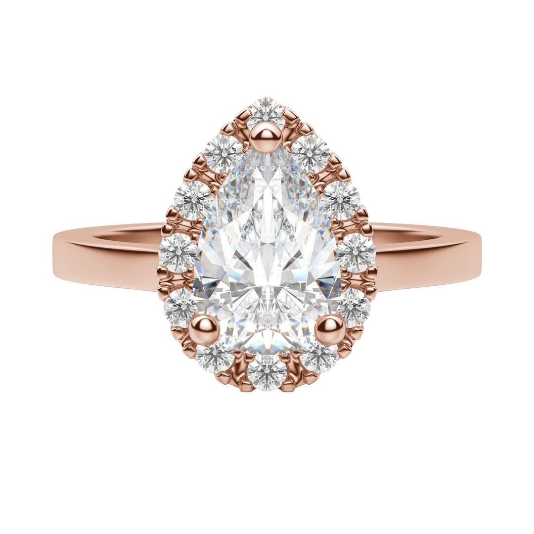 SOUL CLASSIC PEAR CUT MOISSANITE ENGAGEMENT RING