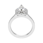 Load image into Gallery viewer, SOUL CLASSIC PEAR CUT MOISSANITE ENGAGEMENT RING