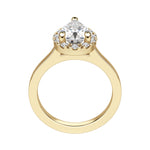 Load image into Gallery viewer, SOUL CLASSIC PEAR CUT MOISSANITE ENGAGEMENT RING