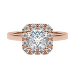 Load image into Gallery viewer, SOUL CLASSIC PRINCESS CUT MOISSANITE ENGAGEMENT RING