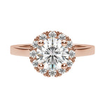 Load image into Gallery viewer, SOUL CLASSIC ROUND CUT MOISSANITE ENGAGEMENT RING