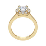 Load image into Gallery viewer, SOUL CLASSIC ROUND CUT MOISSANITE ENGAGEMENT RING