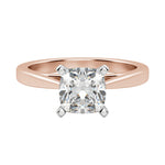 Load image into Gallery viewer, TRUE CUSHION CUT MOISSANITE ENGAGEMENT RING