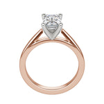 Load image into Gallery viewer, TRUE EMERALD CUT MOISSANITE ENGAGEMENT RING