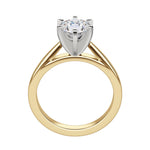 Load image into Gallery viewer, TRUE ROUND CUT MOISSANITE ENGAGEMENT RING