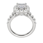 Load image into Gallery viewer, VAIL BOLD ASSCHER CUT MOISSANITE ENGAGEMENT RING