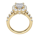 Load image into Gallery viewer, VAIL BOLD ASSCHER CUT MOISSANITE ENGAGEMENT RING